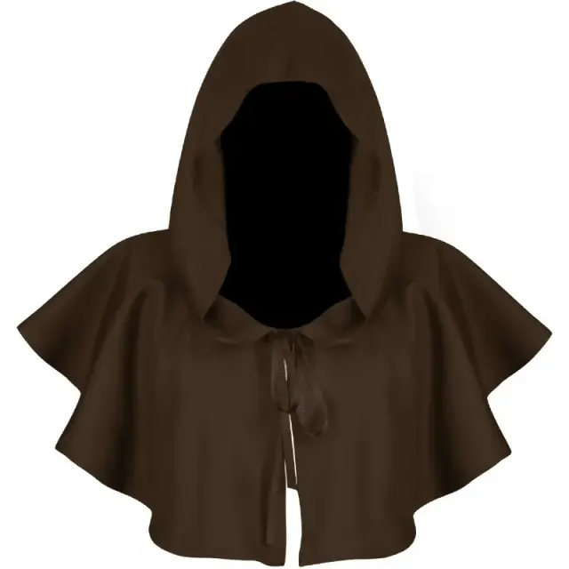 Unisex Vintage Hooded Cape Halloween Cosplay Costume detail 9