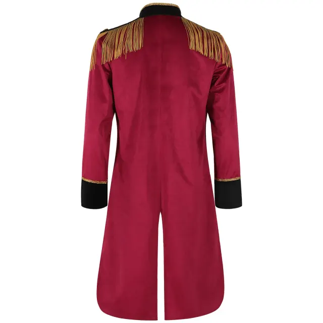 Adult Vintage Magician Ringmaster Tailcoat Cosplay Costume detail 18