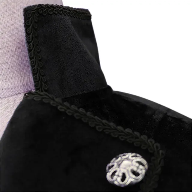 Vintage Medieval Tailcoat for Halloween Cosplay Stage Performance detail 3