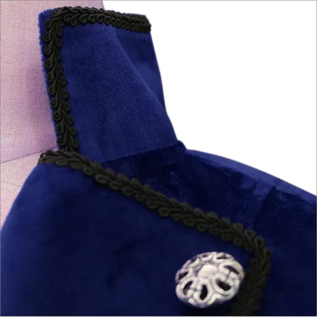 Vintage Medieval Tailcoat for Halloween Cosplay Stage Performance detail 8