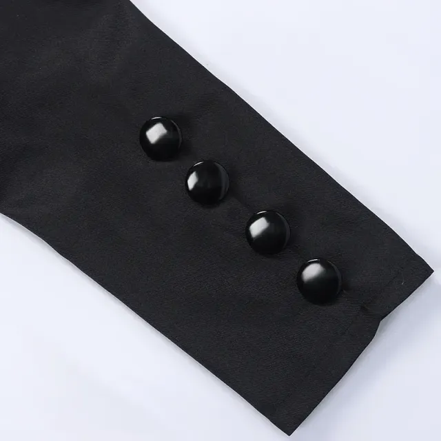 Wicked Elphaba Cosplay Dress Long Sleeve Black Women's Costume detail 2