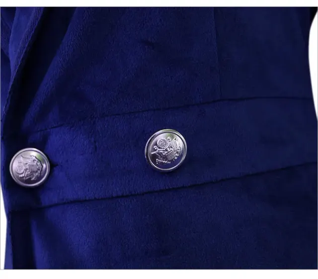 Women's Medieval Velvet Long Coat for Christmas Cosplay detail 11