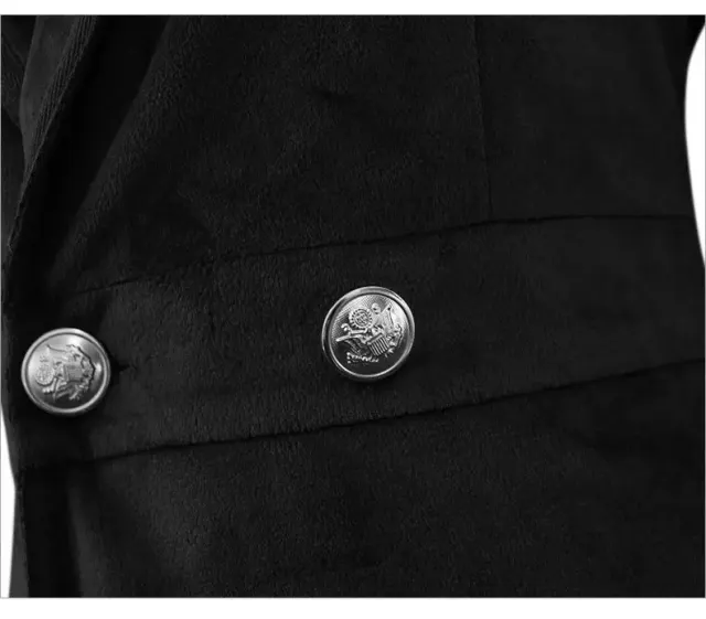 Women's Medieval Velvet Long Coat for Christmas Cosplay detail 18