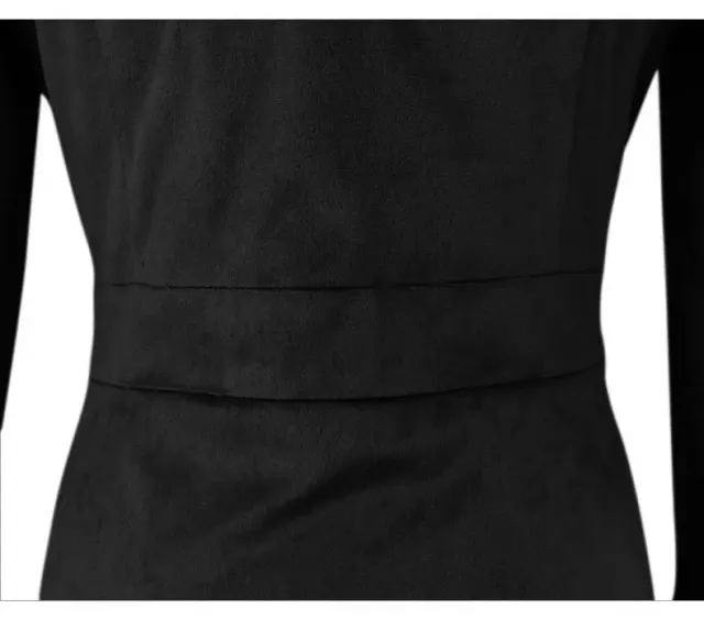 Women's Medieval Velvet Long Coat for Christmas Cosplay detail 20