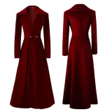 Velvet Coat - Red
