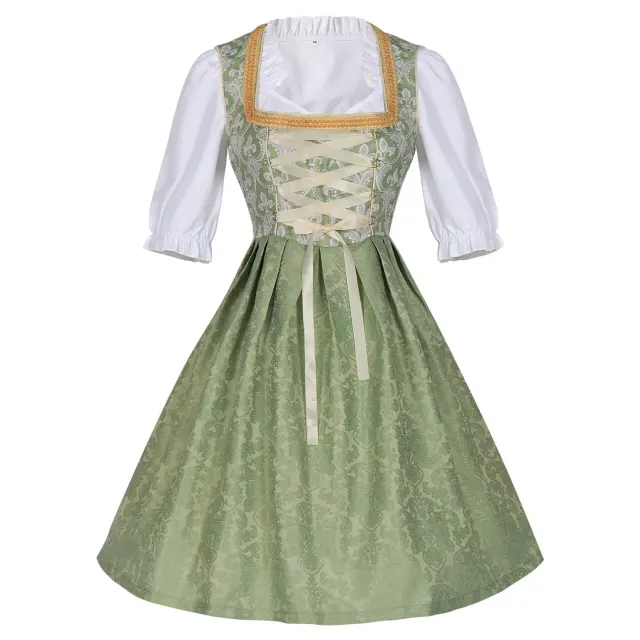 Women's Bavarian Oktoberfest Beer Dress Costume Set detail 9