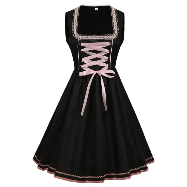 Women's Bavarian Oktoberfest Beer Dress Costume Set detail 12