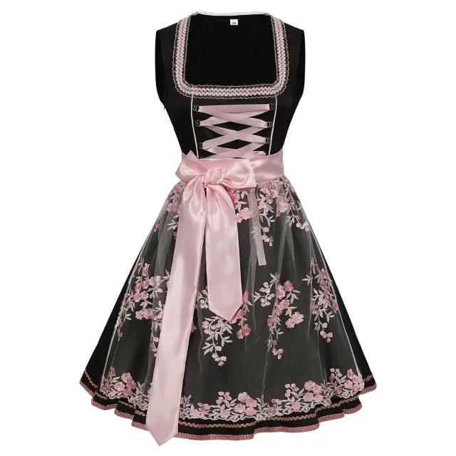 Women's Bavarian Oktoberfest Beer Dress Costume Set detail 13