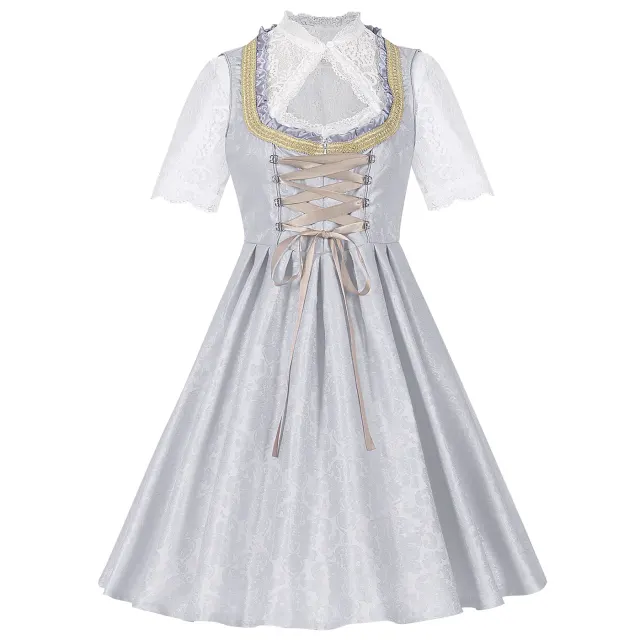 Women's Bavarian Oktoberfest Beer Dress Costume Set detail 16