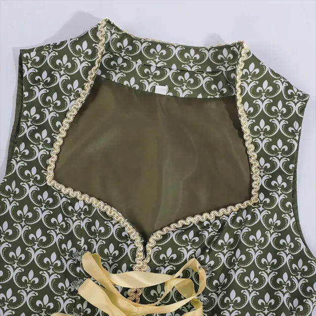 Women's Bavarian Oktoberfest Beer Dress Cosplay Costume detail 4