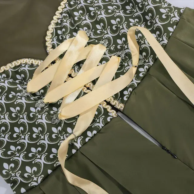Women's Bavarian Oktoberfest Beer Dress Cosplay Costume detail 5