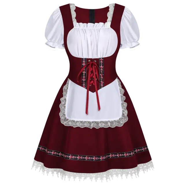 Women's Bavarian Oktoberfest Beer Dress for Halloween Carnival detail 4