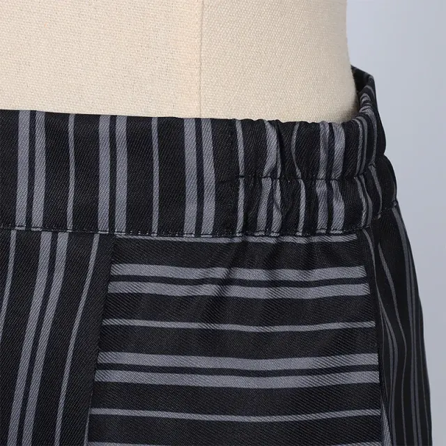 Women's Elphaba-Inspired Black Striped School Uniform Cosplay Set detail 8