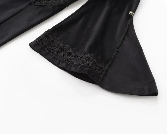 Women's Gothic Plus-Size Stand-Collar Tailcoat Jacket detail 18