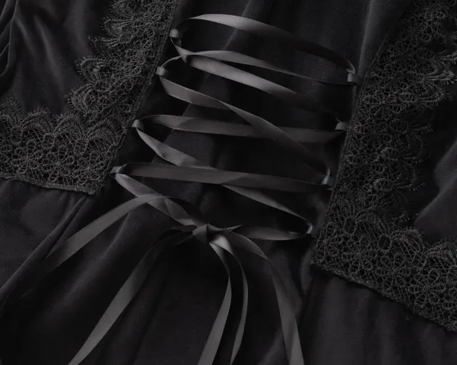 Women's Gothic Plus-Size Stand-Collar Tailcoat Jacket detail 19