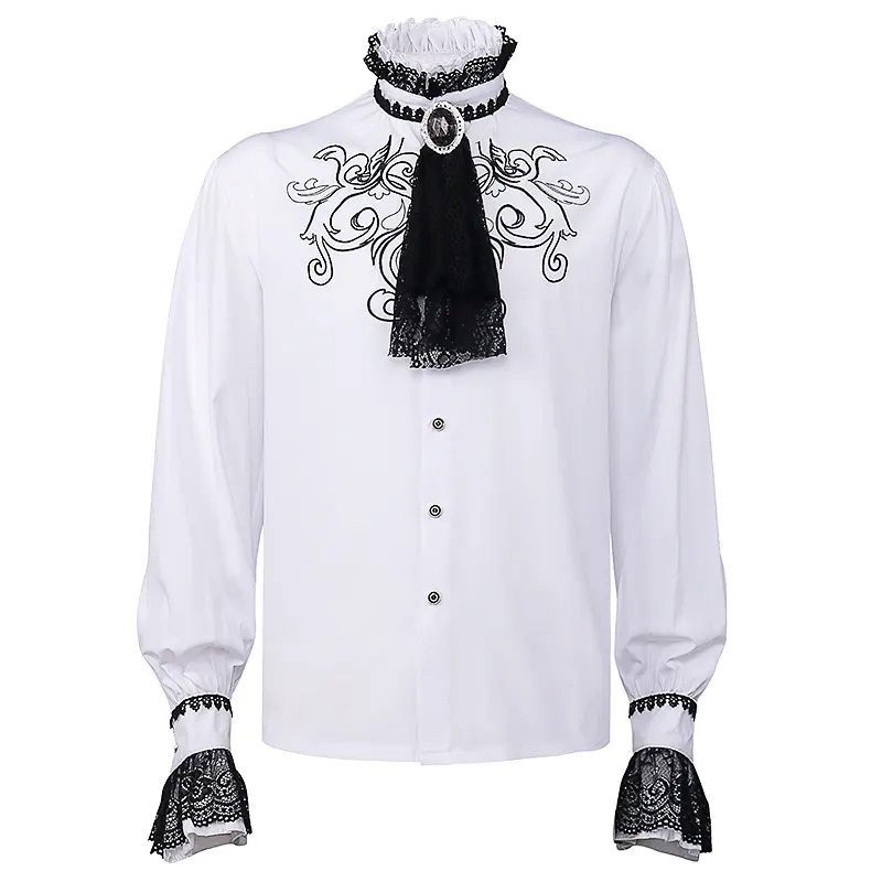 Women's Gothic Tailcoat Medieval Punk Stage Costume detail 15