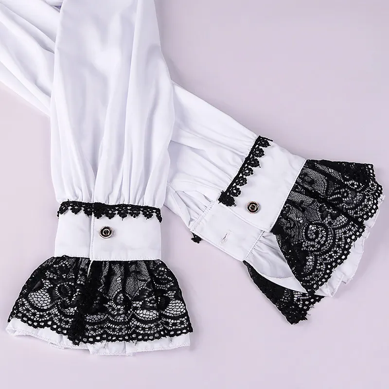 Women's Gothic Tailcoat Medieval Punk Stage Costume detail 22