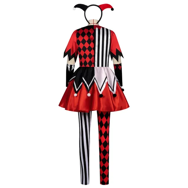 Halloween Circus Clown Women's Cosplay Dress for Stage Performance detail 3