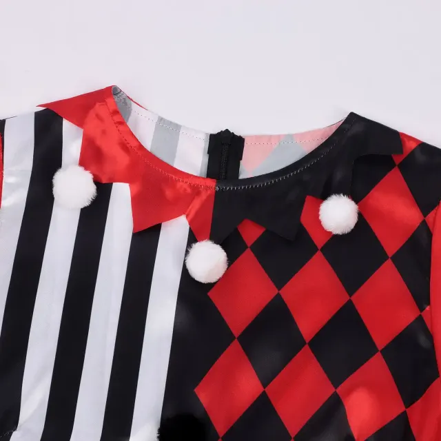 Halloween Circus Clown Women's Cosplay Dress for Stage Performance detail 4
