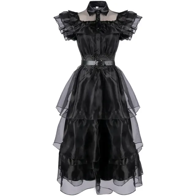 Women's Halloween Cosplay Printed Ball Gown Dress & Sets detail 16