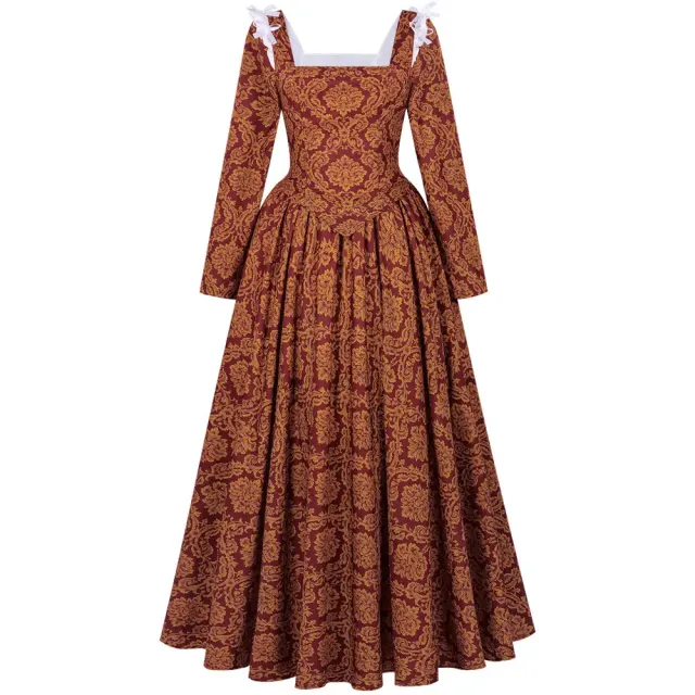 Women's Italian Renaissance Borgia Queen Ball Gown detail 1