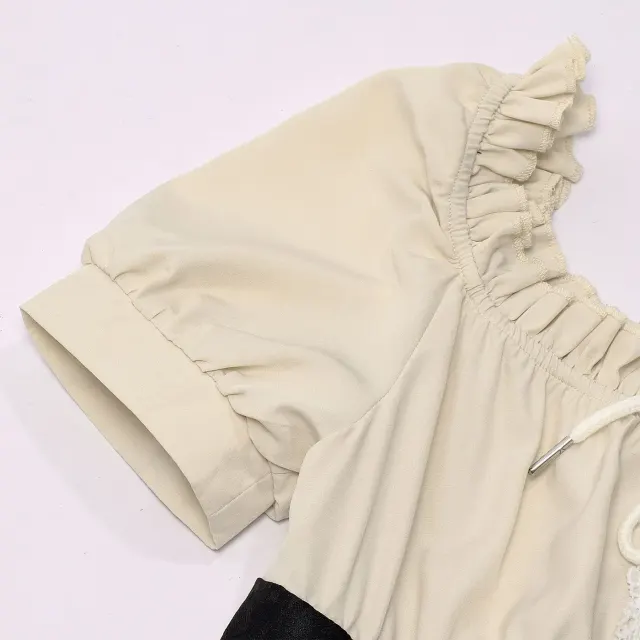 Women's Off-Shoulder Ruffled Knight Cosplay Dress detail 7