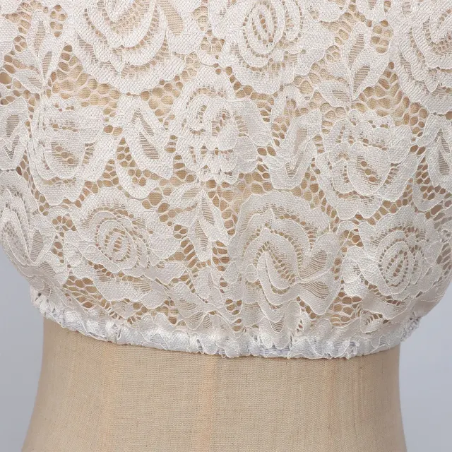 Women's Solid Lace Short-Sleeve Oktoberfest Cosplay Shirt detail 6
