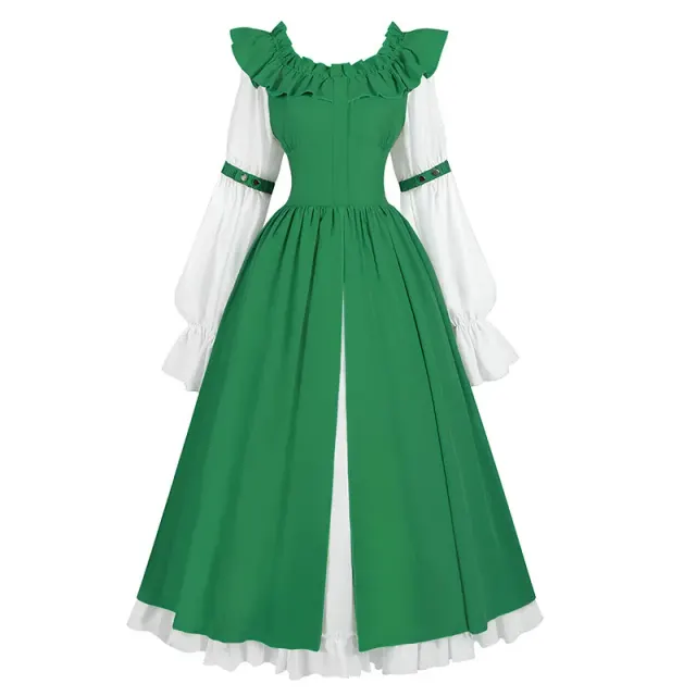Women's Long-Sleeve Oktoberfest Fairy Dress for Cosplay detail 4