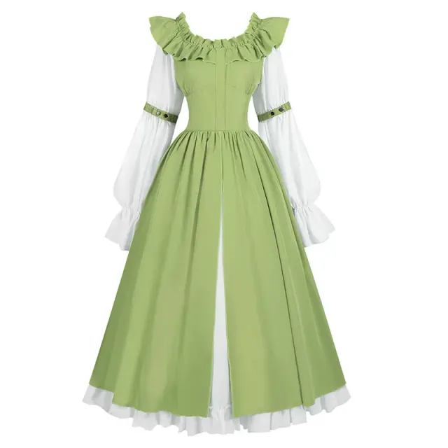 Women's Long-Sleeve Oktoberfest Fairy Dress for Cosplay detail 6