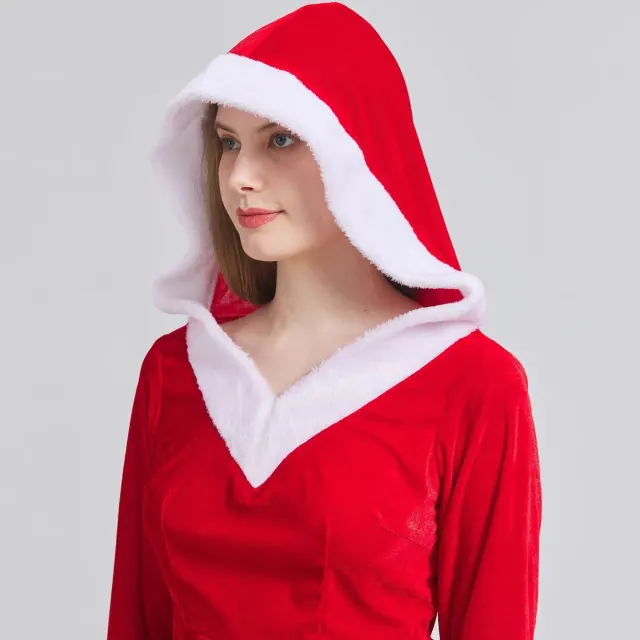 2025 Women's Medieval Christmas Cosplay Stage Dress detail 14