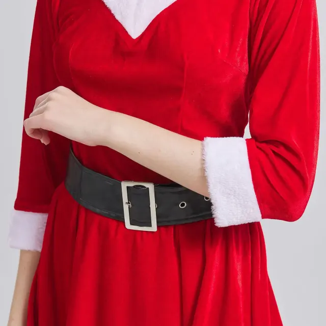 2025 Women's Medieval Christmas Cosplay Stage Dress detail 15