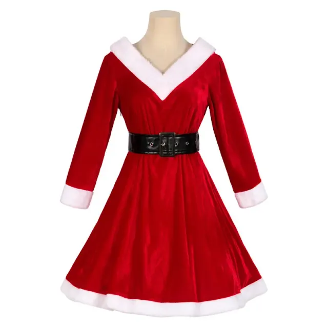 2025 Women's Medieval Christmas Cosplay Stage Dress detail 16