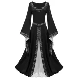 Color-Block Dress - Black