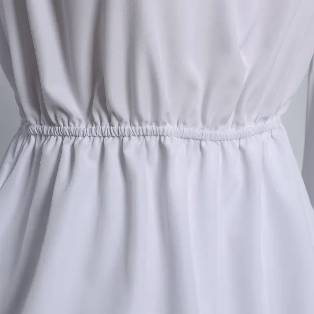 Women's Off-Shoulder Ruffle Short Sleeve Solid Blouse detail 6