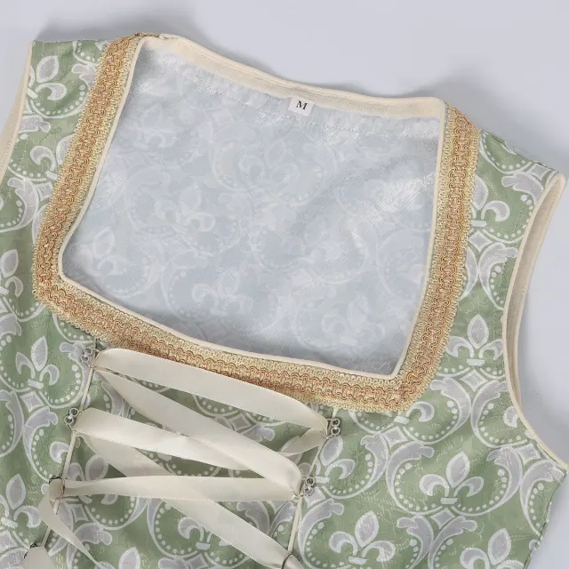Women's Oktoberfest Beer Dress Lace Jacquard Stage Costume detail 10
