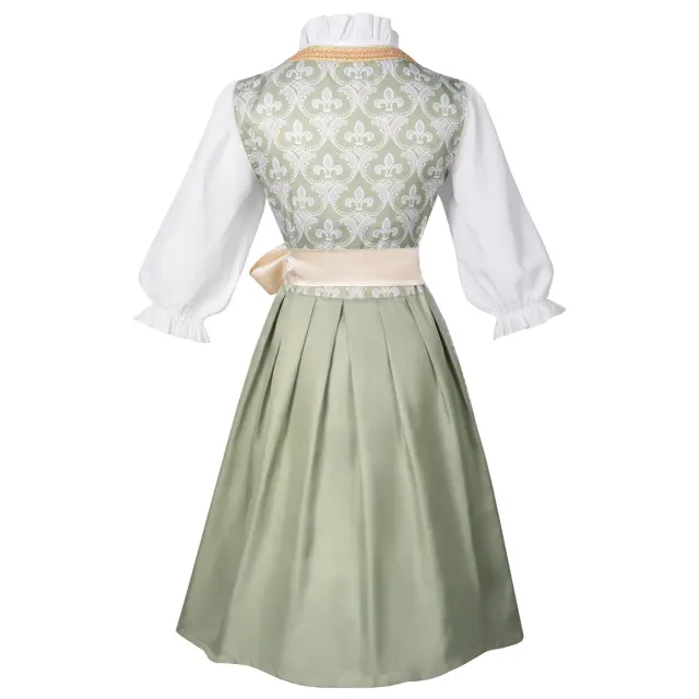 Women's Oktoberfest Beer Dress Lace Jacquard Stage Costume detail 17