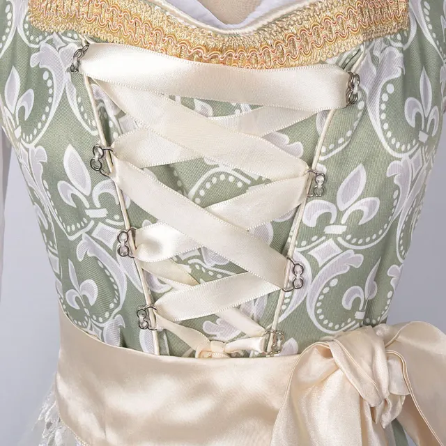 Women's Oktoberfest Beer Dress Lace Jacquard Stage Costume detail 18