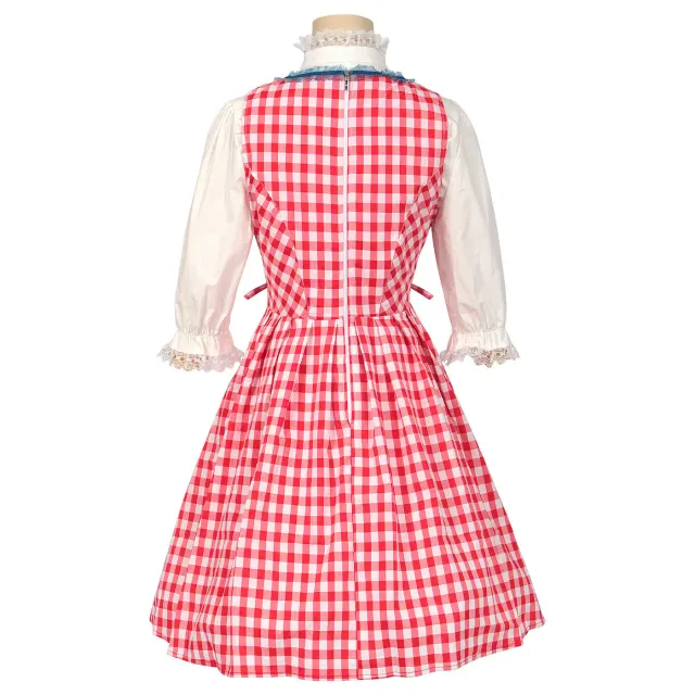 Women's Oktoberfest Lace Maid Dress Set, Color-Block Styles detail 14