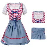 Maid Dress - Red Plaid