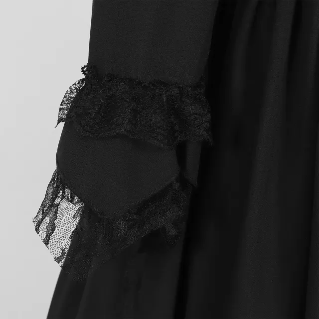 Women's Plus Size Renaissance Lace Court Dress for Halloween Cosplay detail 5
