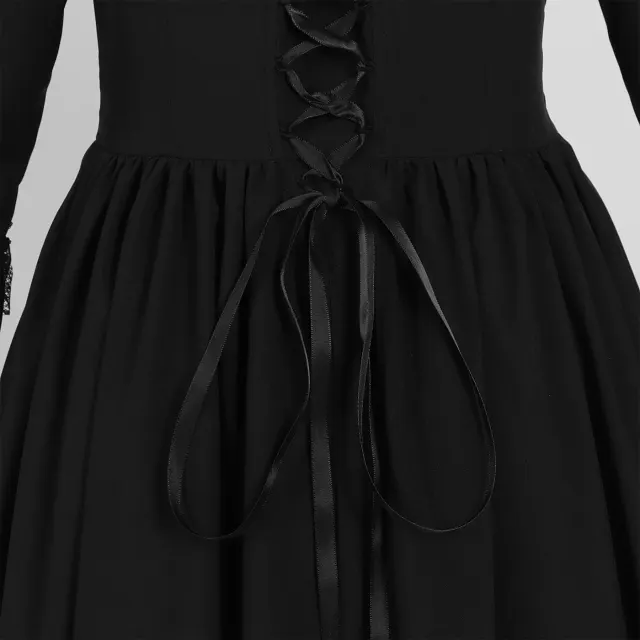 Women's Plus Size Renaissance Lace Court Dress for Halloween Cosplay detail 8