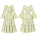 Renaissance Dress - Off-White