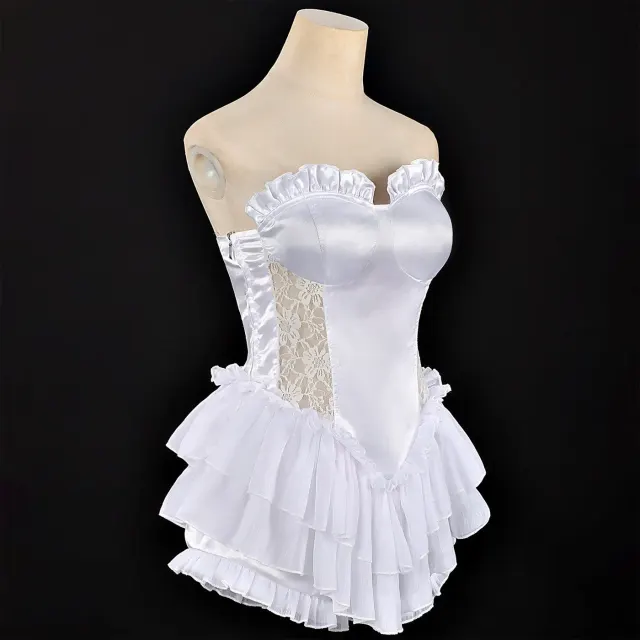 Women's Sexy Strapless Tulle Skirt Stage Costume Set detail 21