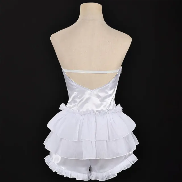 Women's Sexy Strapless Tulle Skirt Stage Costume Set detail 22