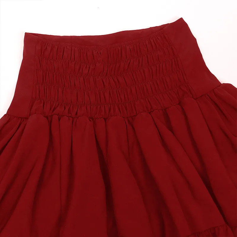 Women's Victorian Renaissance Layered High-Waist Court Skirt detail 13