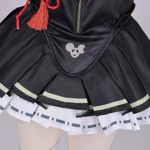 Xiaozhi Green Bamboo Anime Qipao Cosplay Costume detail 8