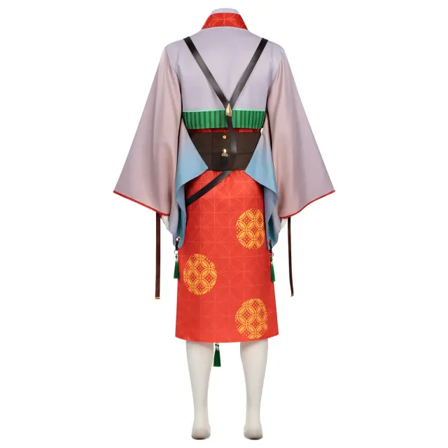 Year of the Horse Tanjiro Giyu Cosplay Costume Set detail 3