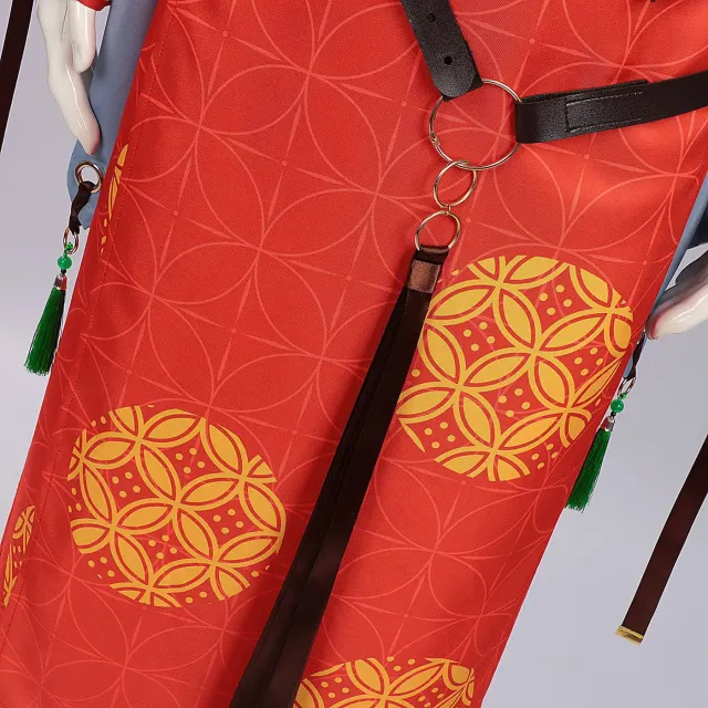 Year of the Horse Tanjiro Giyu Cosplay Costume Set detail 6