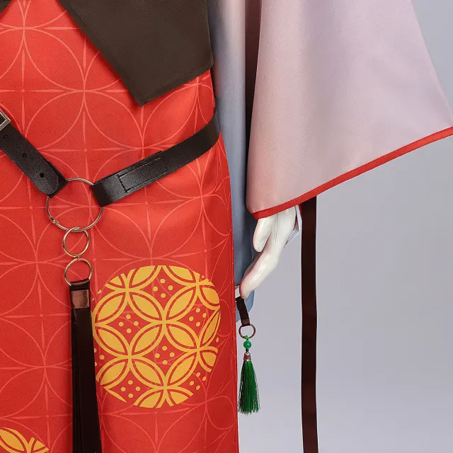 Year of the Horse Tanjiro Giyu Cosplay Costume Set detail 7