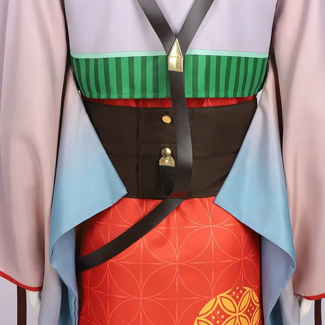 Year of the Horse Tanjiro Giyu Cosplay Costume Set detail 10